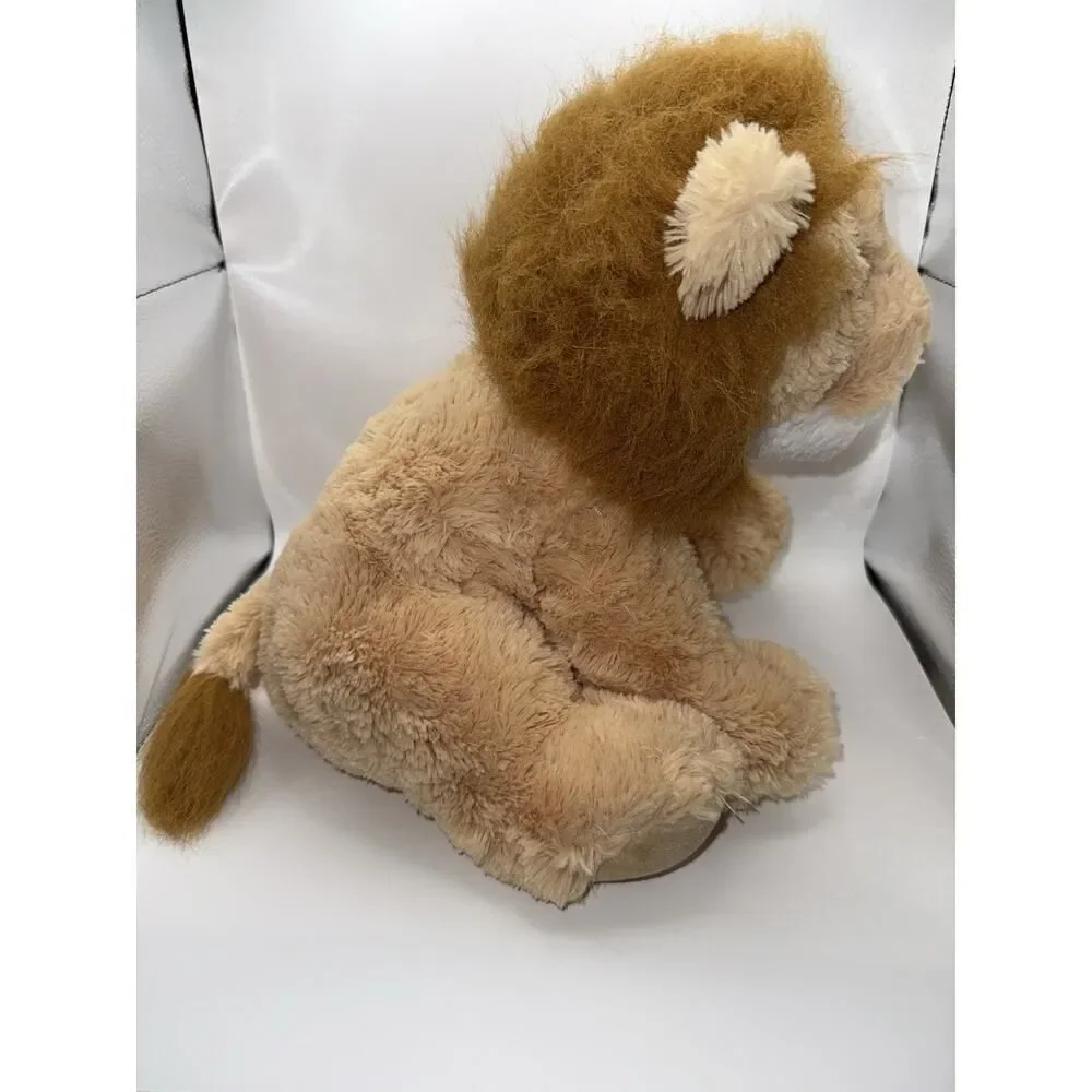 Aurora 12in Lion Plush Toy Kids Tan Excellent Shaggy Mane Stuffed Animal 2021